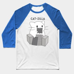 Cat-zilla Baseball T-Shirt